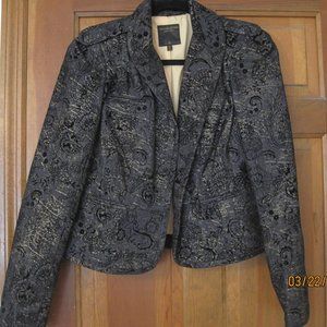 New-View Collection NY Short Black Velvet Jacket